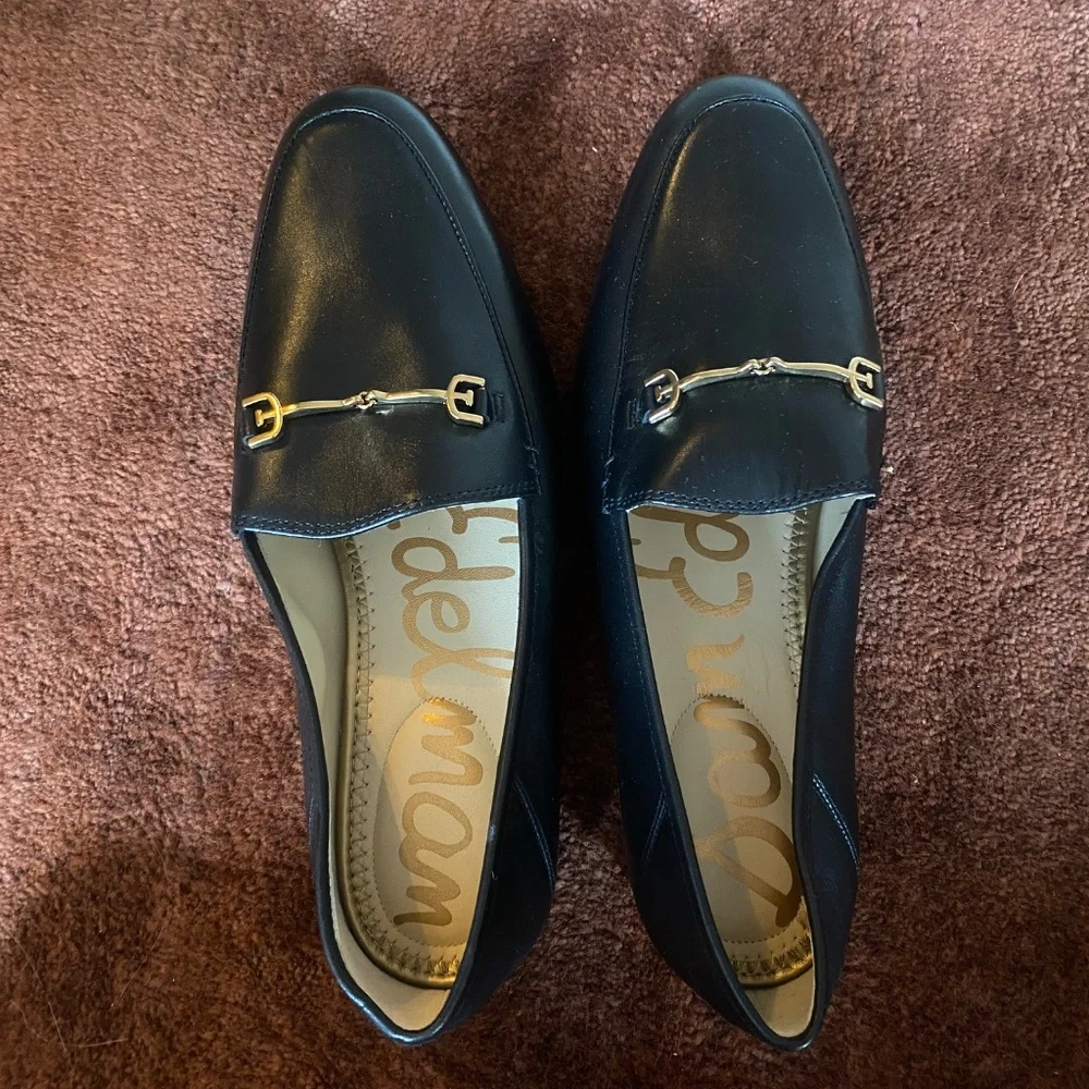 Sam Edelman Black Leather Bit Loafers SZ 9 - Picture 6 of 6